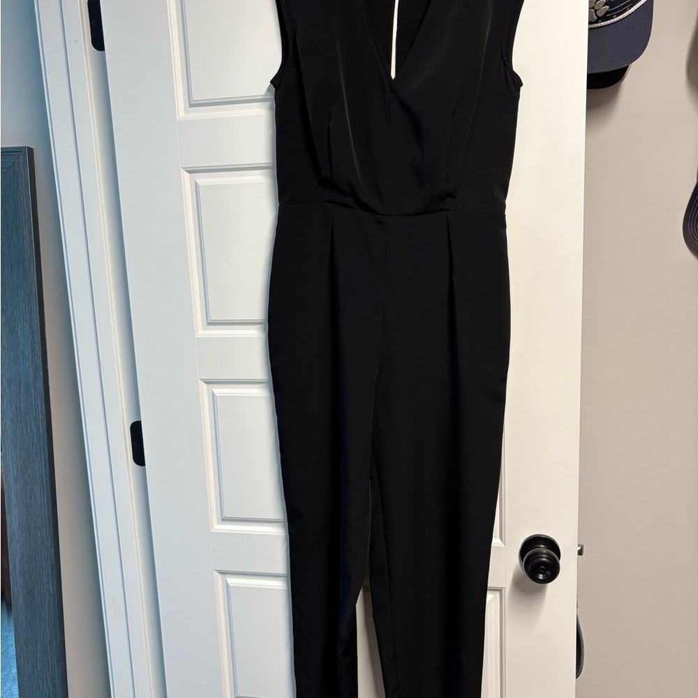 NWOT Cynthia Rowley Black Sleeveless Jumpsuit Size 4